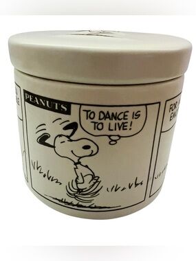 Hallmark Peanuts Snoopy Comic Strip Ceramic Box